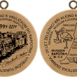 Turistická známka s motivem železničních stavitelů Kleinů